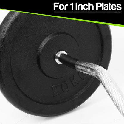 4ft Spinlock Barbell Straight 1" Weight Bar