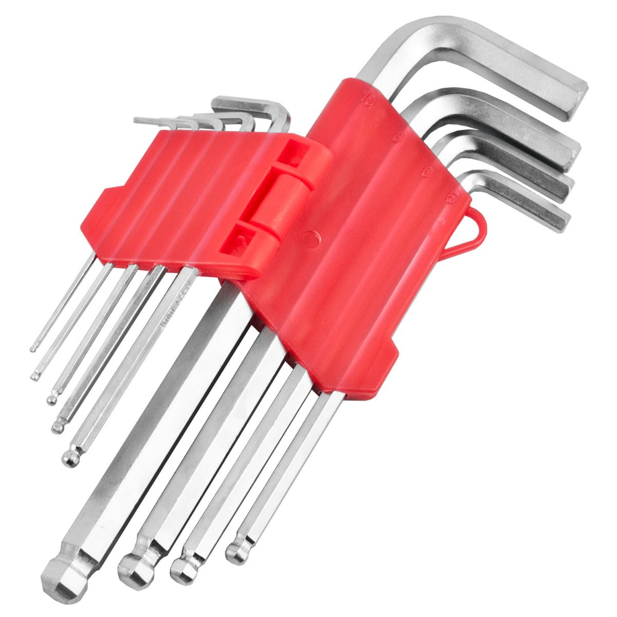 9-Piece Ball End Long Allen Key Wrench Set