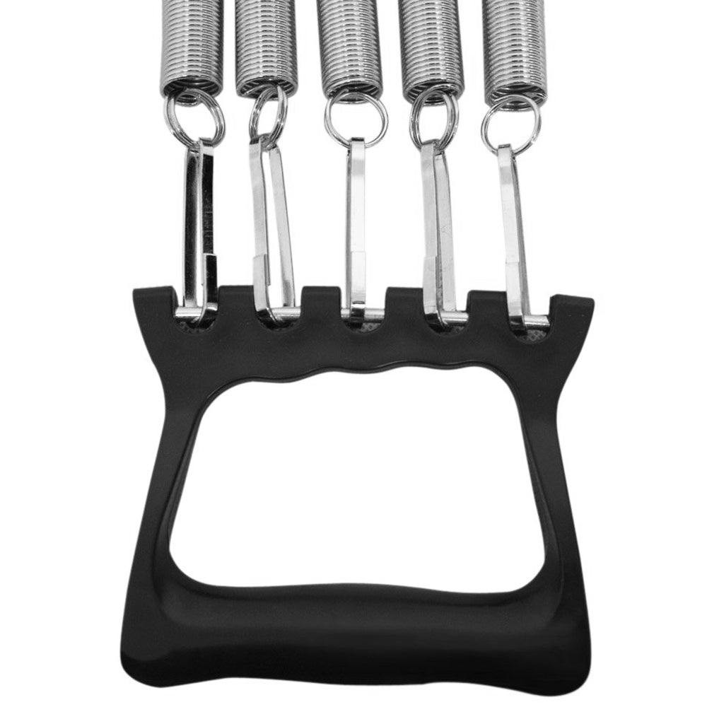 A close up of a chest expander handle