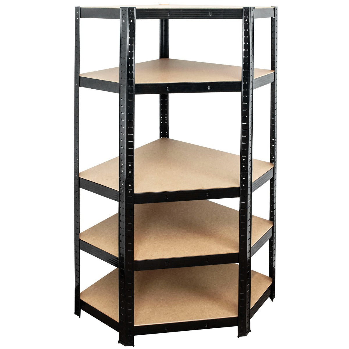 5-Tier Heavy Duty Garage Shelving Rack - Corner