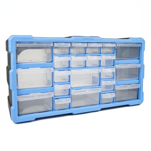 22-Drawer Small Parts Storage Cabinet for Crafts & DIY