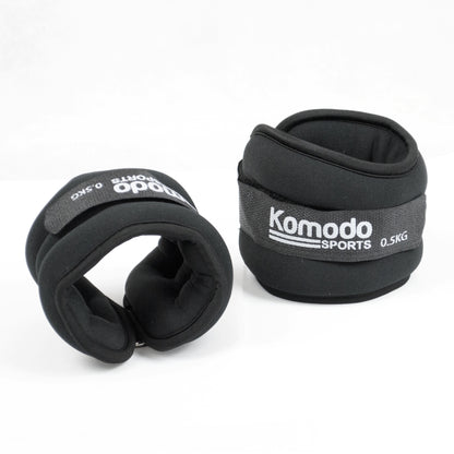Adjustable Neoprene Ankle & Wrist Weights Pair