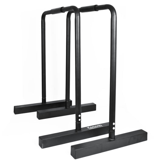 80cm Steel Parallettes Parallel Dip Bars Pair