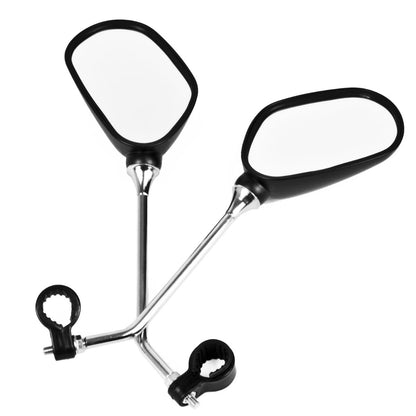 Pair of Oval Bike & Mobility Scooter Mirrors