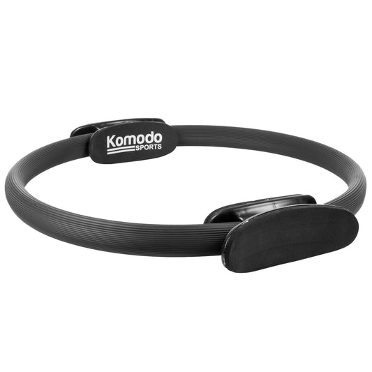 A black Komodo Sports resistance circle shown on a clean white background.
