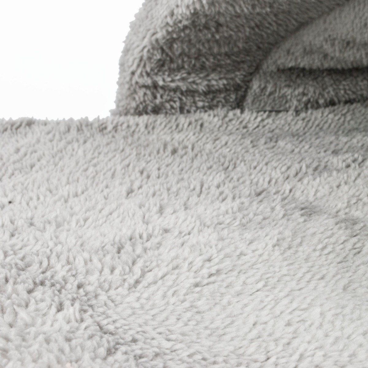 Cosy Cat Pouch Bed shown flattened as a padded mat, highlighting soft fleece lining and machine washable cat bed features