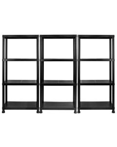 4 Tier Garage Shelves - Set of 3