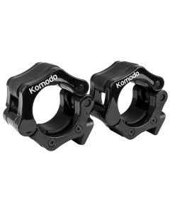 2 Inch Barbell Weight Collars - Black