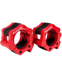2 Inch Barbell Weight Collars - Red