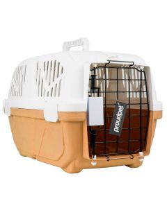 Small Hard Brown Pet Carrier