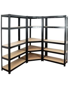 Boltless Garage Shelving - Corner Racking Set