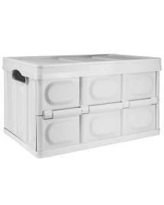 56L White Folding Storage Box