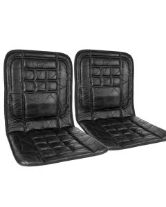 2x Orthopaedic Leather Car Seat Covers