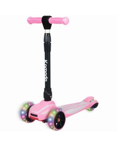 3 wheel kids scooter in pink