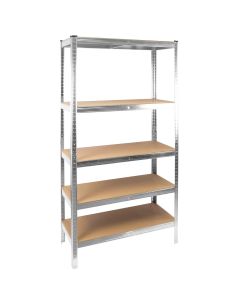 Silver Garage Shelves