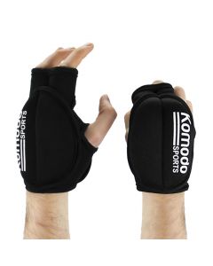 2x1kg Black Weighted Gloves