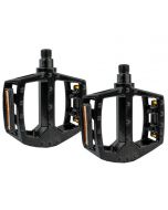 Black Flat Platform Bike Pedals