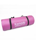 Komodo Non Slip Exercise Mat 15mm Thick Workout Mat - Pink