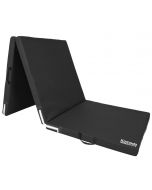 Black Tri Folding Yoga Mat