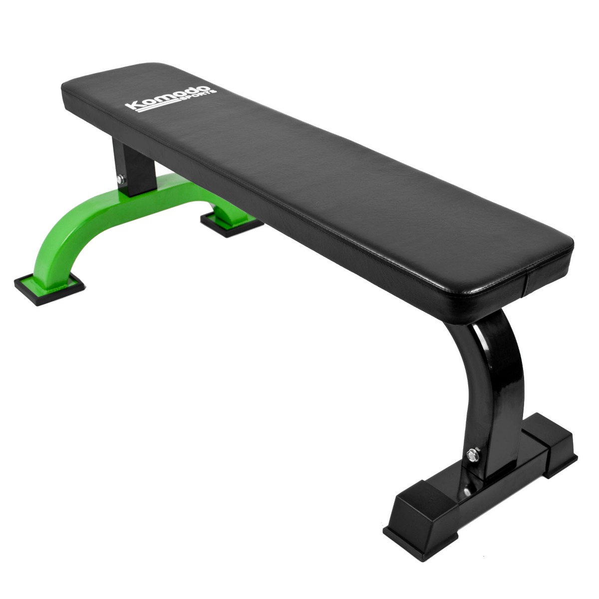 Flat Weight Bench - Steel Padded Workout Bench for Home Gym