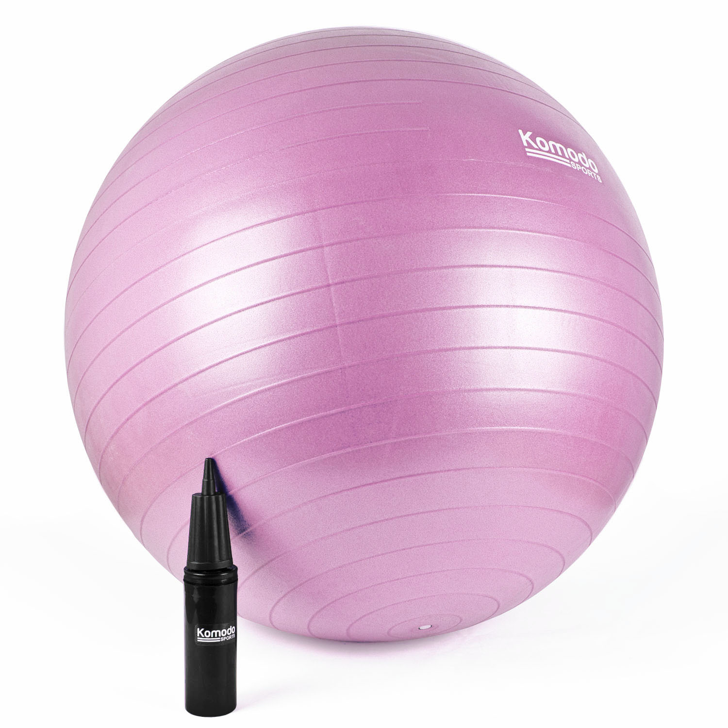 Pink Yoga Exercise Ball 85cm for Core & Balance Training