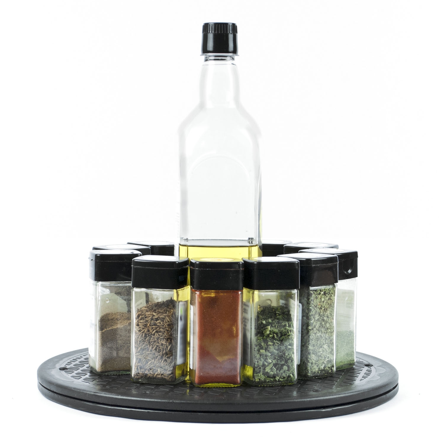 30cm rotating cake stand with 360-degree swivel, sturdy platform ideal for cakes, crafts, and electronic equipment display