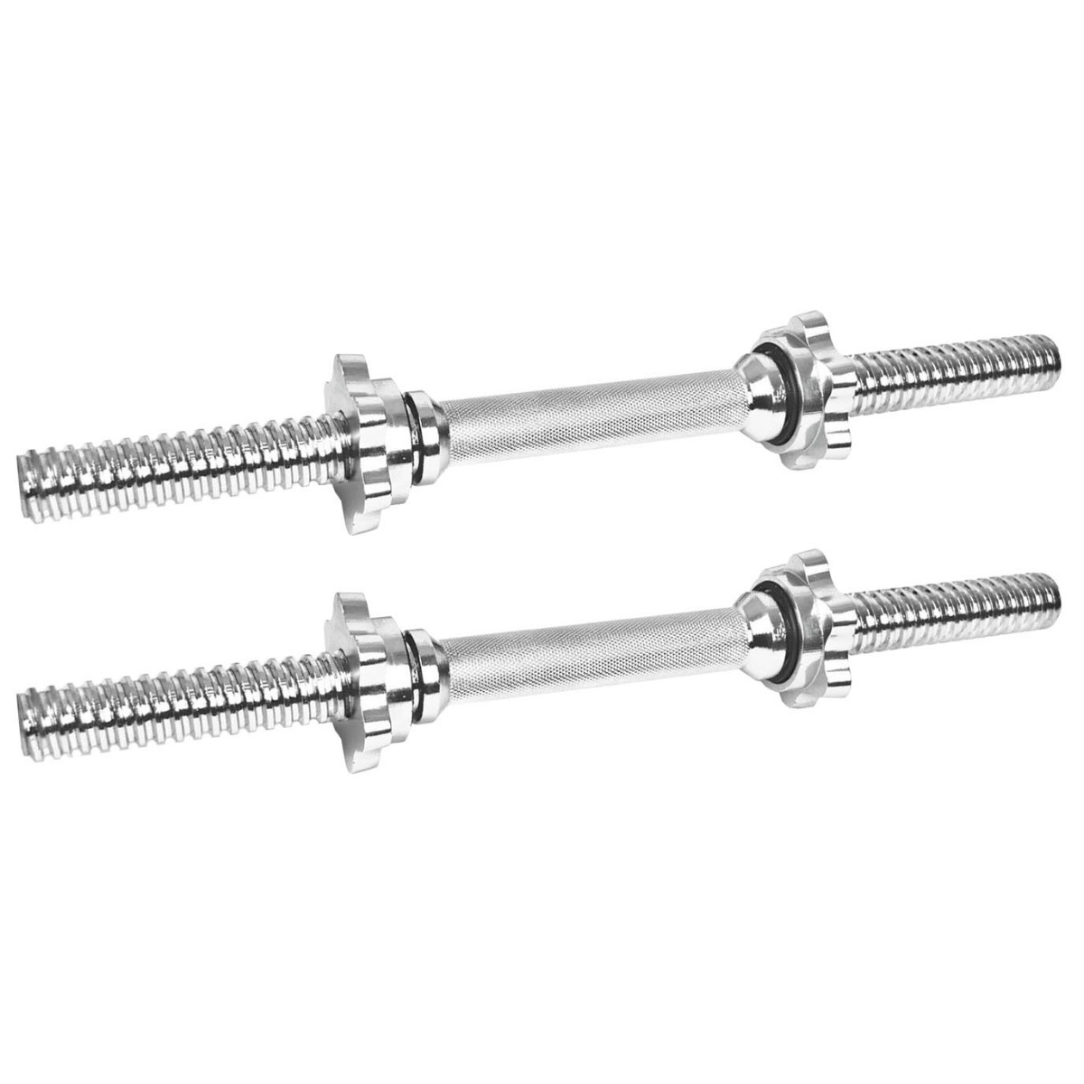 16 Inch Spinlock Dumbbell Bars Pair - Heavy Duty Steel